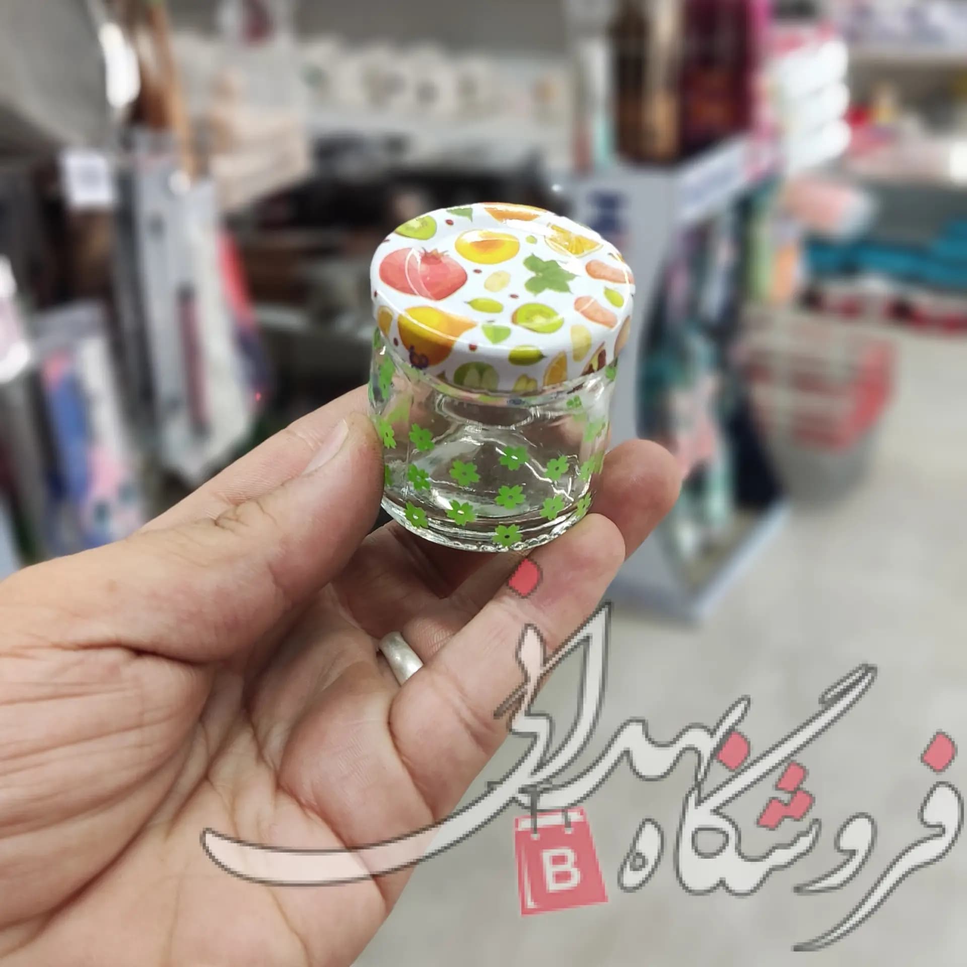 جا زعفرانی چاپی میوه درسا — تصویر ۳