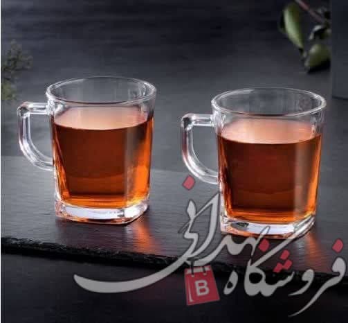 لیوان شیشه ای لیدو 6عددی