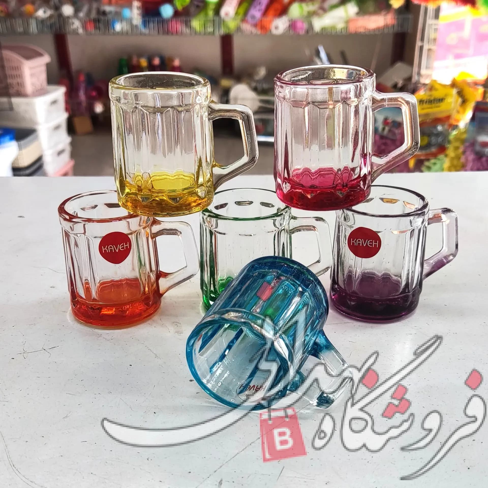 شات قهوه پیلار رنگی 6عددی — تصویر ۲