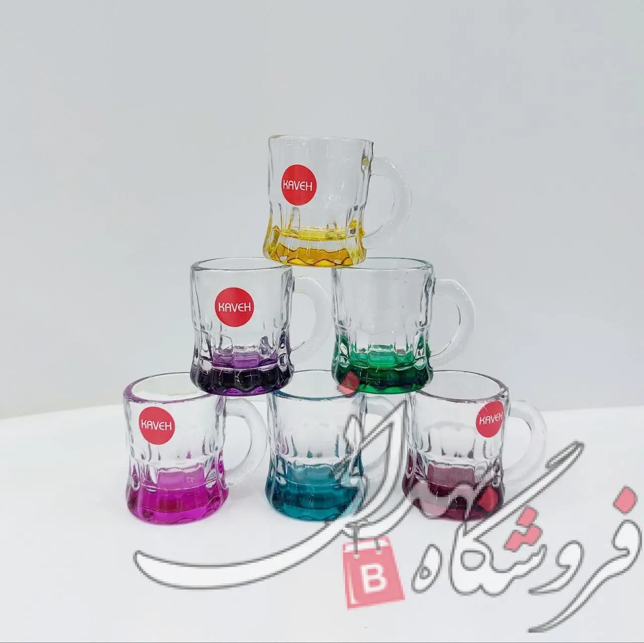 شات قهوه پوما رنگی 6 عددی — تصویر ۲