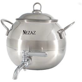 کتری تک نزاز NEZAZ شیر دار 4.5 لیتری کف چدن کد 3004 — تصویر ۳