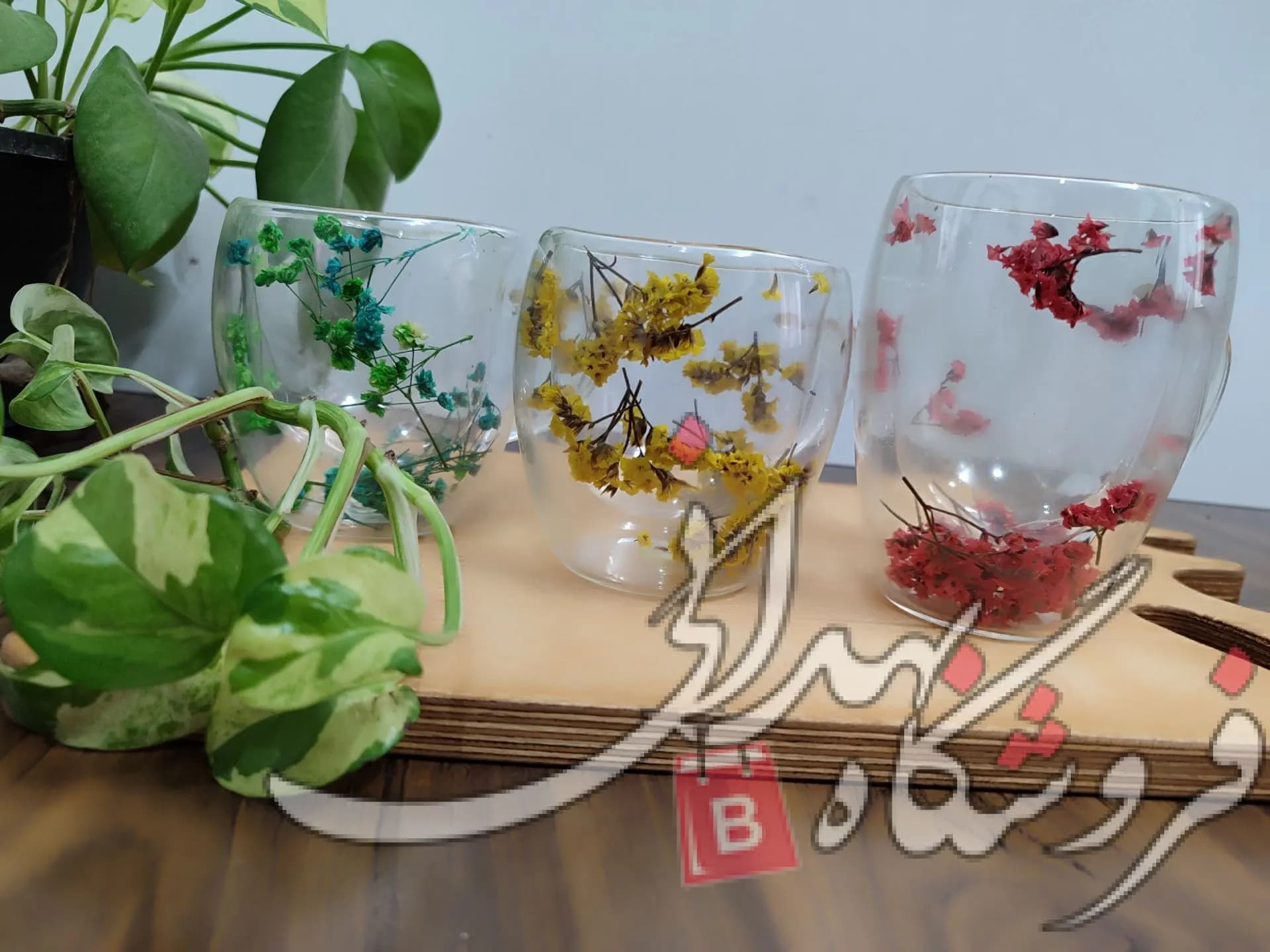 لیوان ماگ پیرکس گلدار سایز 2 350 میل — تصویر ۳
