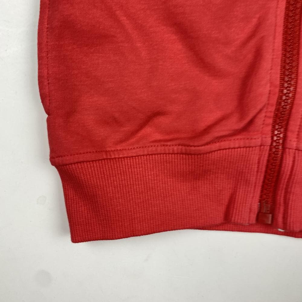 سویشرت دخترانه آستین بلند طرح زیپی کلاه دار سرخآبی رنگ – 3 سال — تصویر ۵