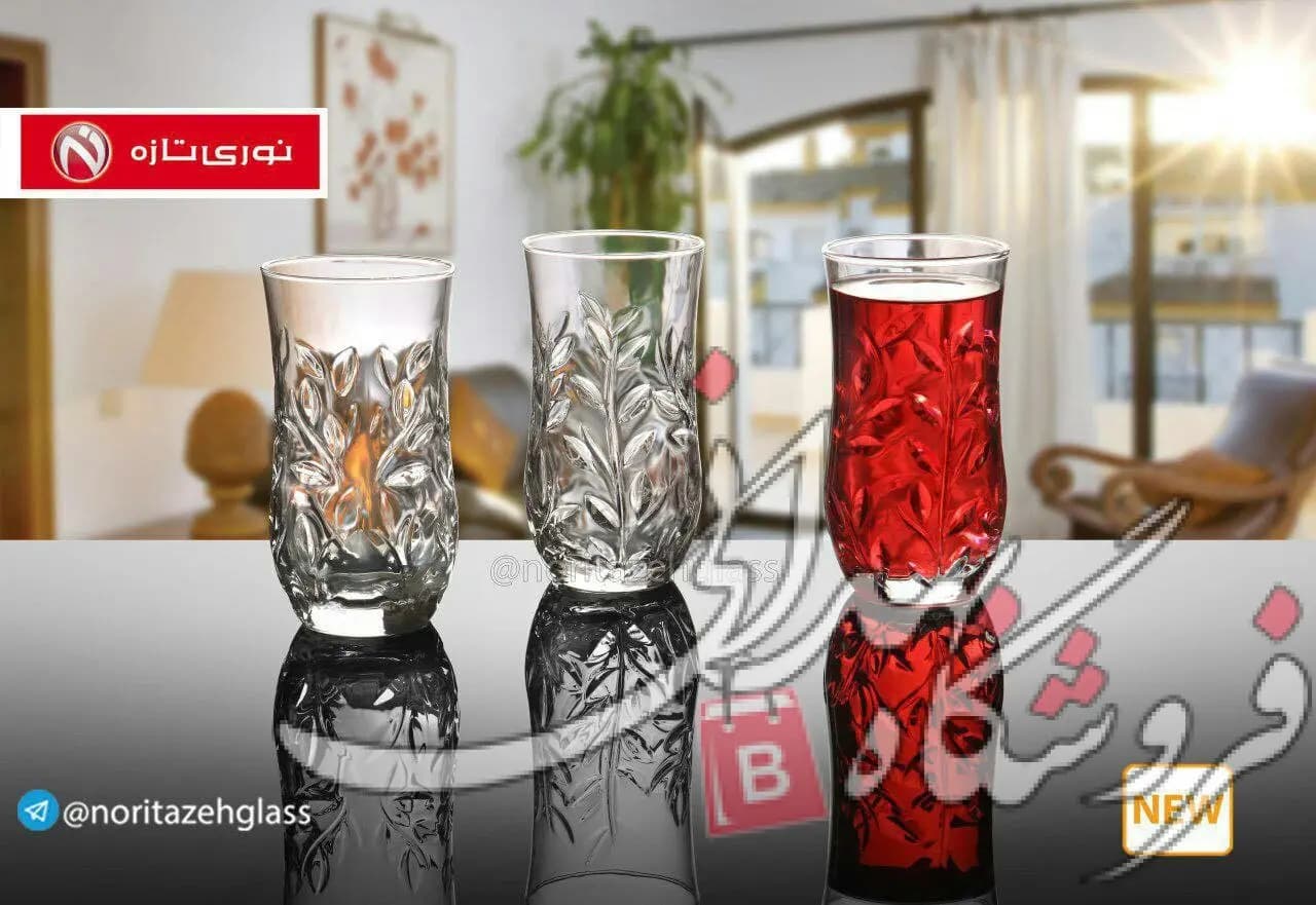 لیوان شربت خوری 6 عددی نارسیس