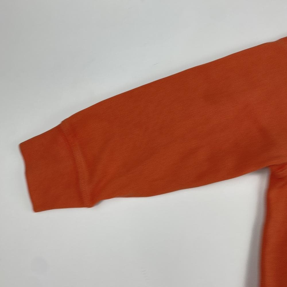 سویشرت دخترانه آستین بلند طرح مارک دار کلاه دار و زیپی آجری رنگ – 3 تا 4 سال — تصویر ۲