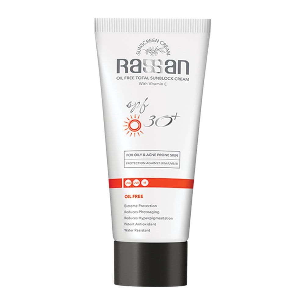 ضد آفتاب فاقد چربی بی رنگ SPF 30 راسن
