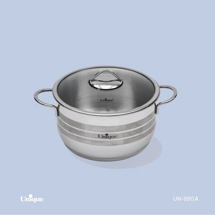 قابلمه استیل یونیک Unique سایز 24 کد UN-9911A