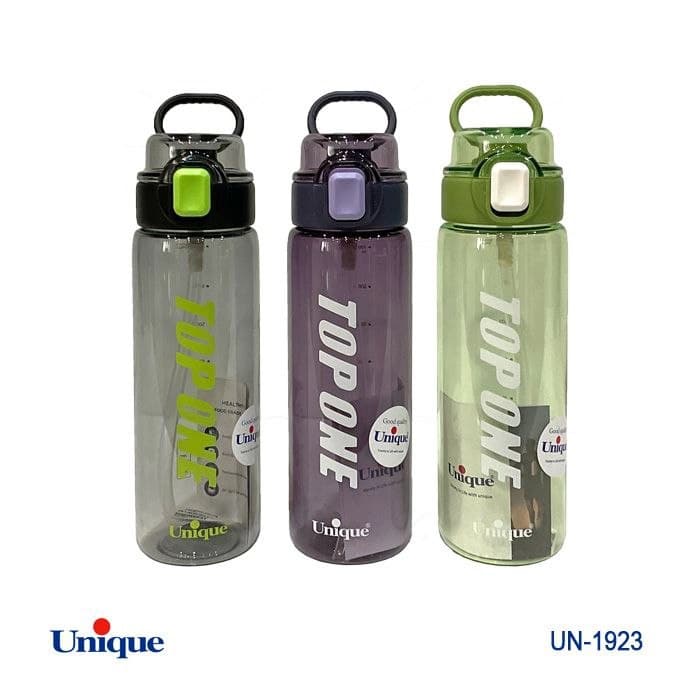 بطری آب پلاستیکی 800 میل یونیک Unique مات کد UN-1923