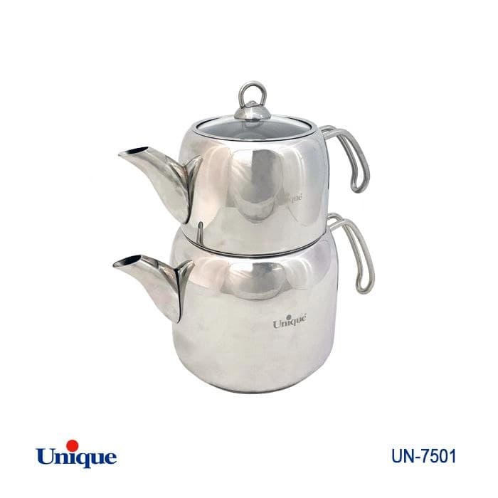 کتری و قوری استیل یونیک Unique ترک 2.30 لیتر کد UN-7501