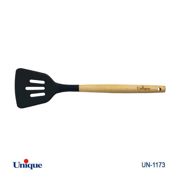 کفگیر برگردان یونیک Unique دسته چوبی کد UN-1173