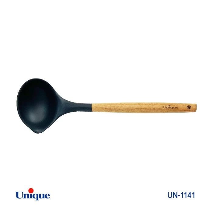 ملاقه بزرگ یونیک Unique دسته چوبی کد UN-1141