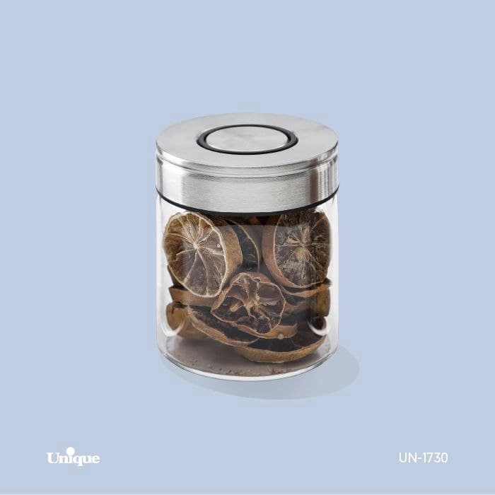 بانکه ادویه یونیک Unique درب استیل 6 سانت کد UN-1730