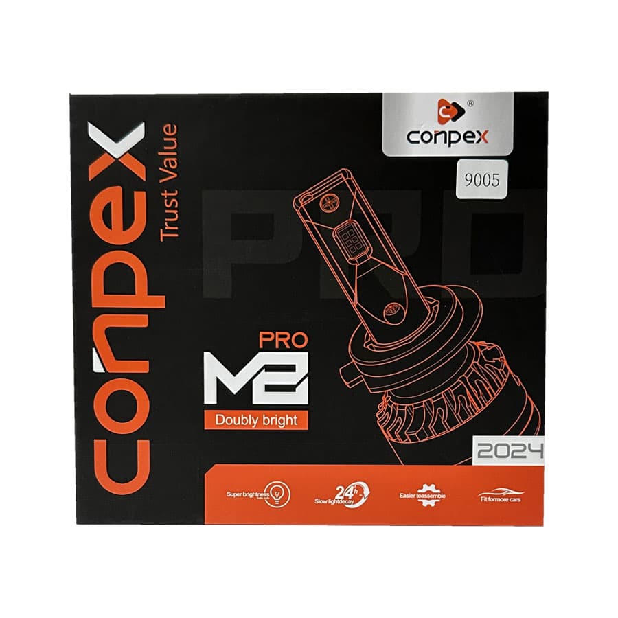 هدلایت کانپکس مدل M8 PRO پایه 9005/9006با گارانتی6ماهه شرکت بی وان — تصویر ۳