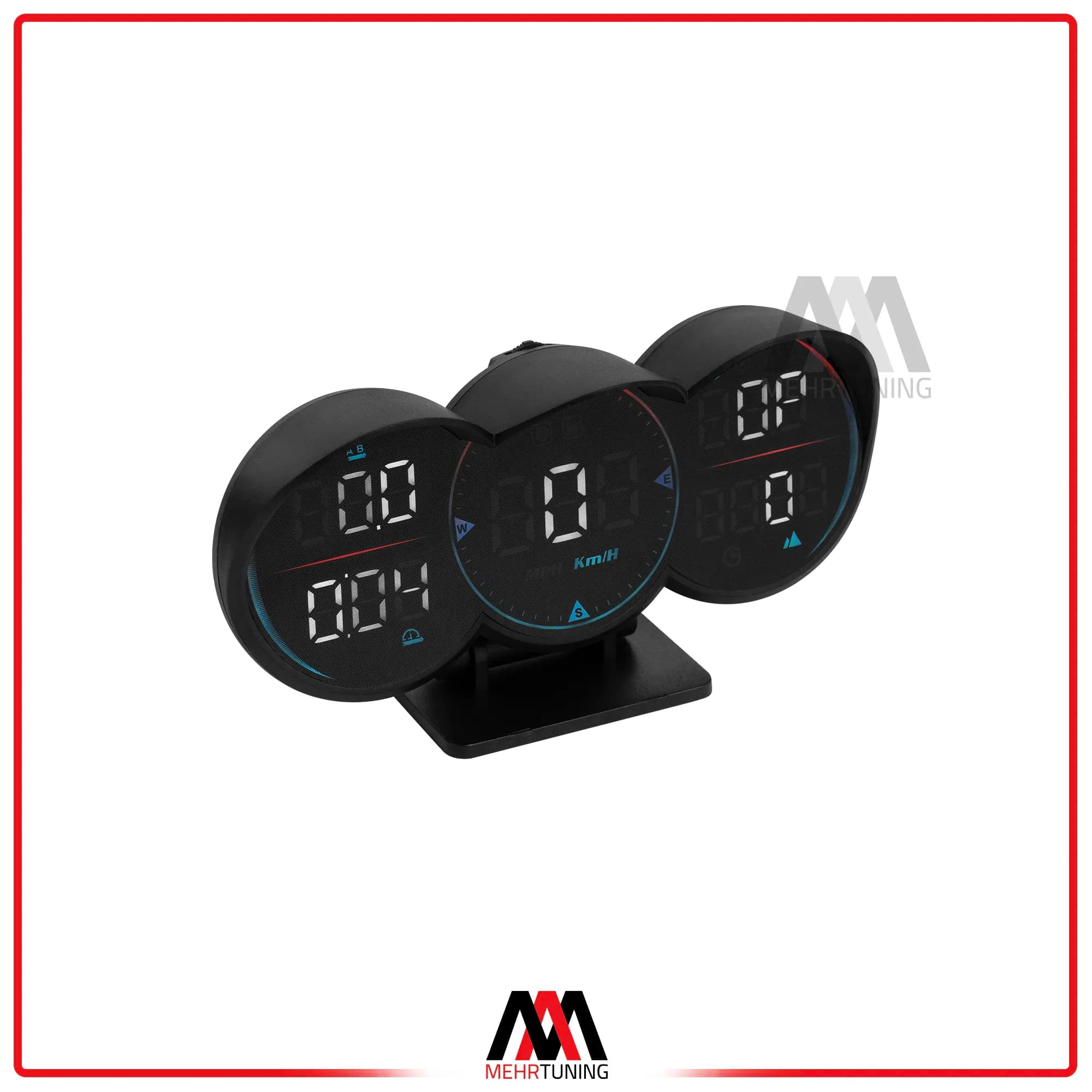 نمایشگر سرعت خودرو + GPS مدل HUD G17 وارداتی — تصویر ۳