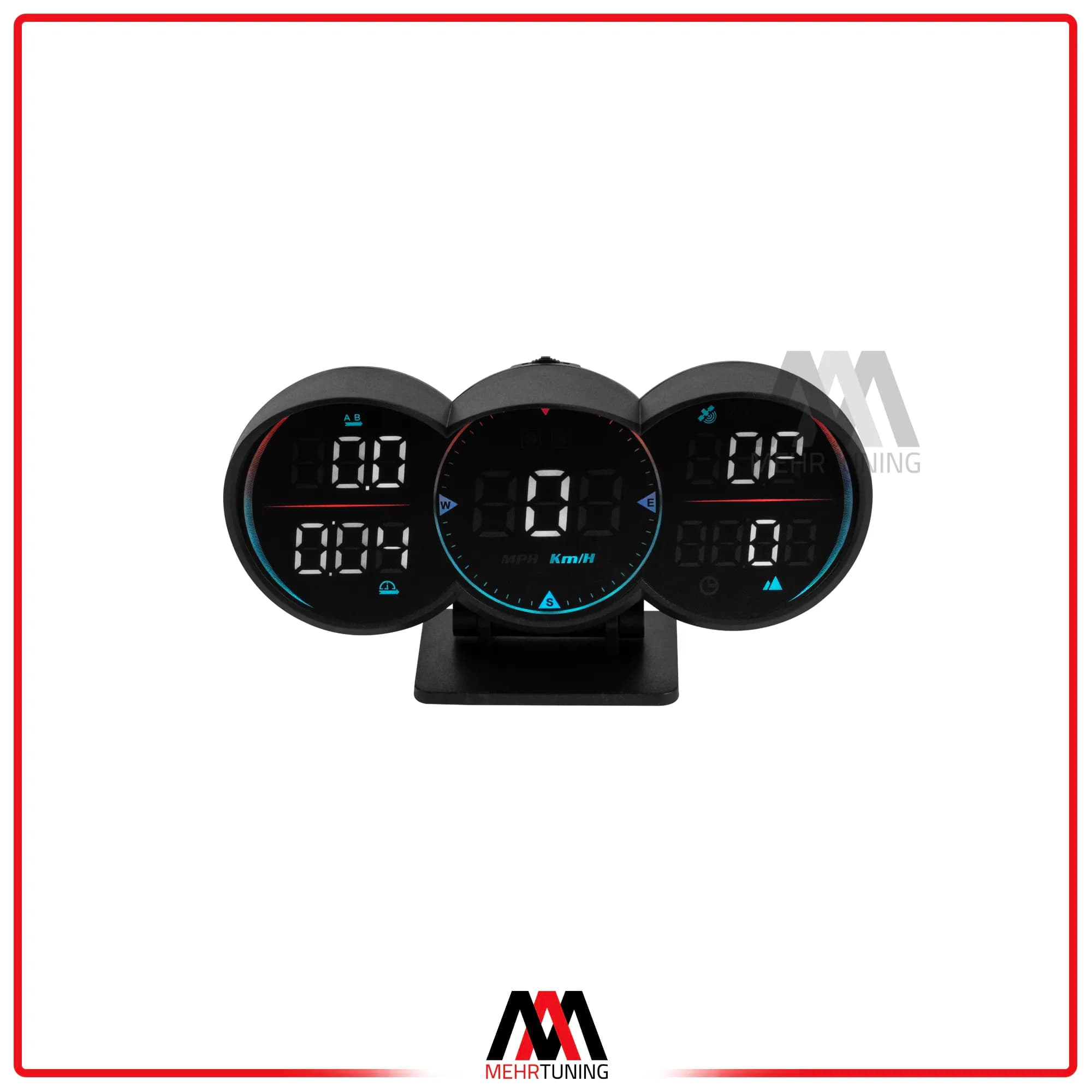 نمایشگر سرعت خودرو + GPS مدل HUD G17 وارداتی — تصویر ۴