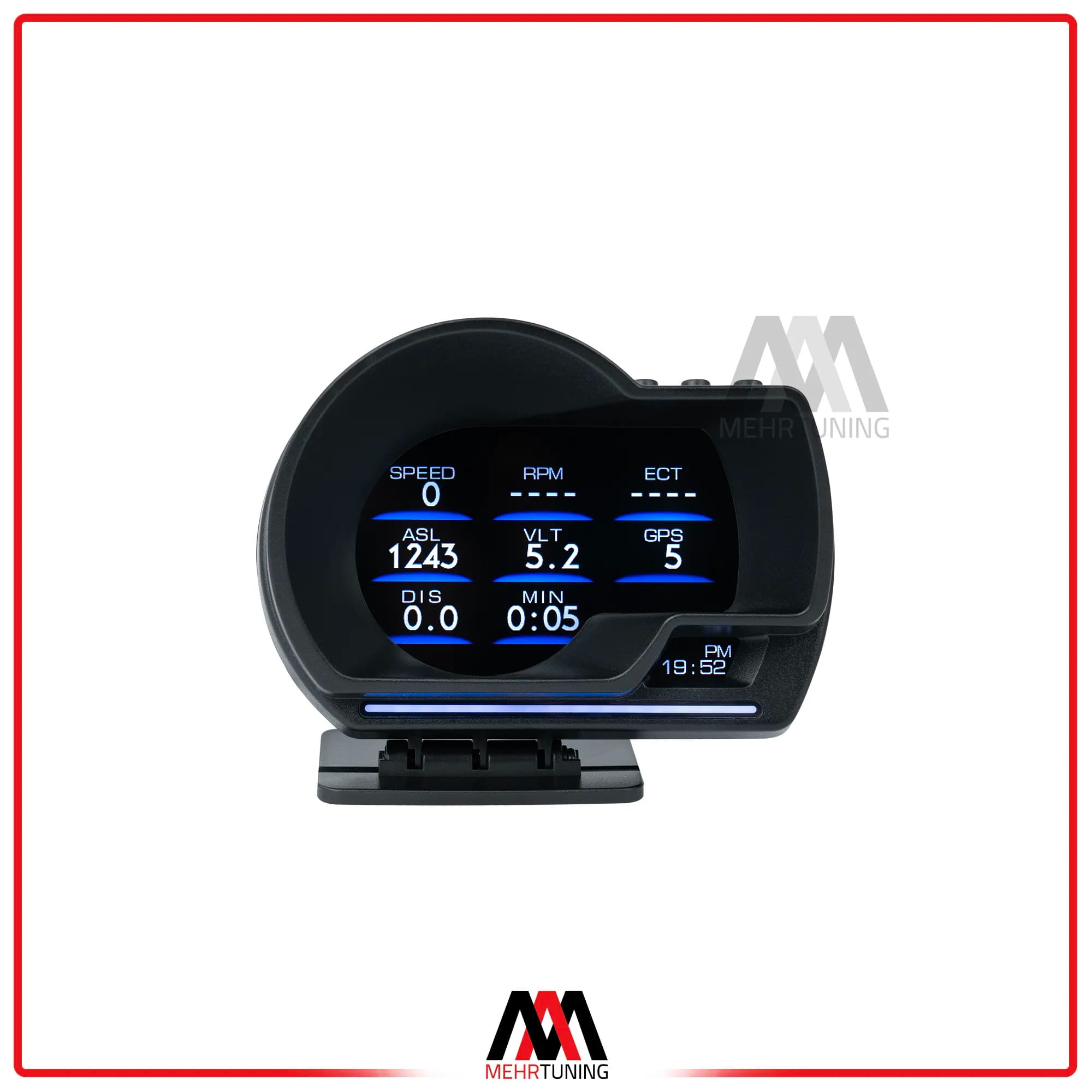 گیج OBD2 مدل HUD P6 وارداتی — تصویر ۴