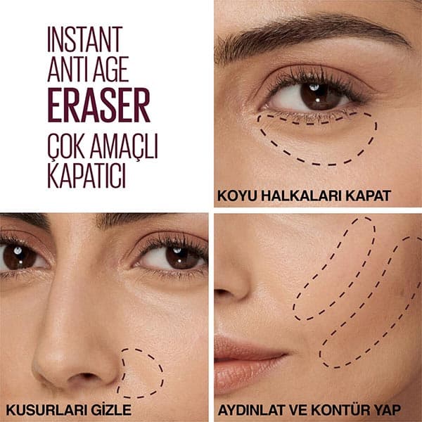 کانسیلر میبلین آنتی ایج اصل شماره 01 Maybelline Instant Anti Age — تصویر ۴
