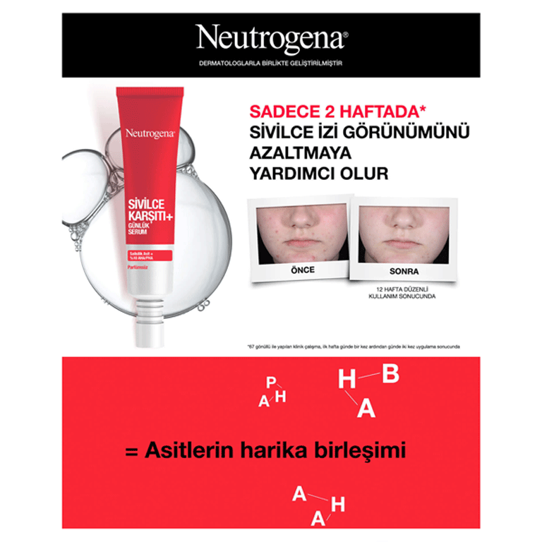 سرم ضد جوش پلاس نوتروژینا Neutrogena Sivilce Karshiti Plus Gunluk Serum — تصویر ۶
