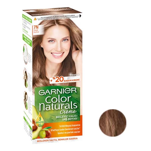 کیت رنگ موی گارنیر GARNIER Color naturals creme 7N