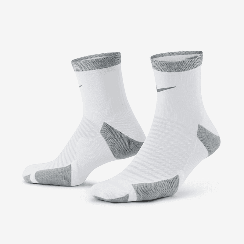 جوراب ورزشی نایک Dri-FIT Spark – سفید/خاکستری