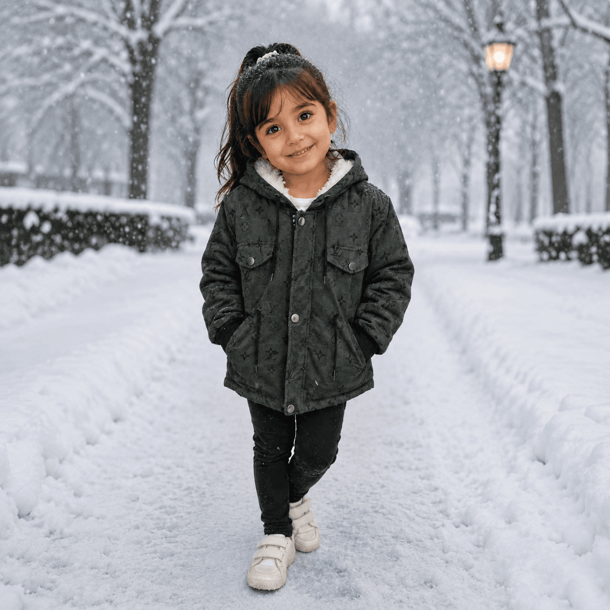 سویشرت داخل خزدار دخترانه
