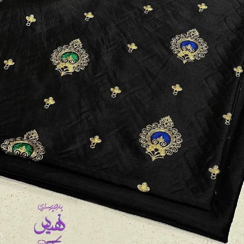 تافته سوزندوزی رنگ مشکی