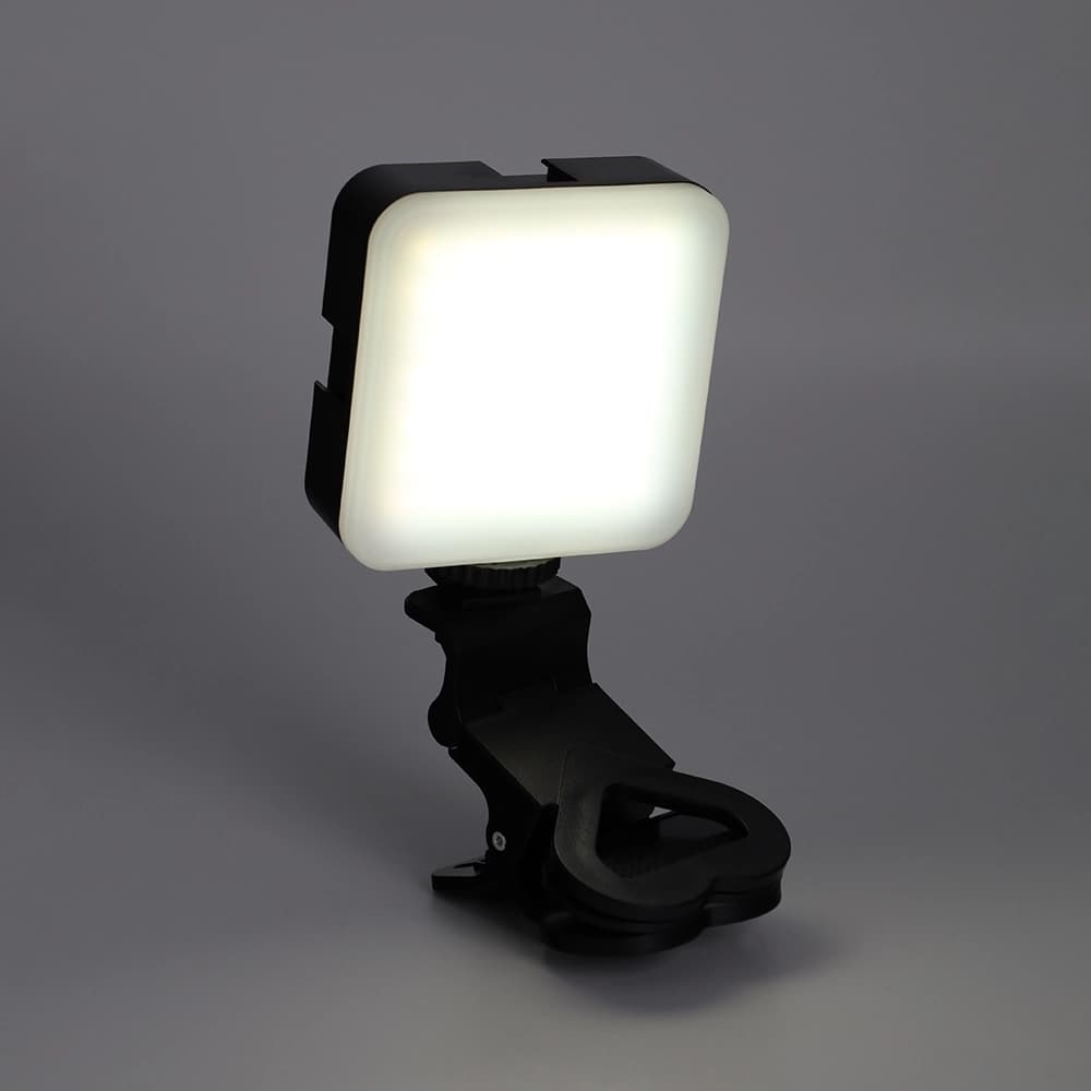 چراغ LED تولید محتوا گیره‌ای مدل QX-F1 — تصویر ۴