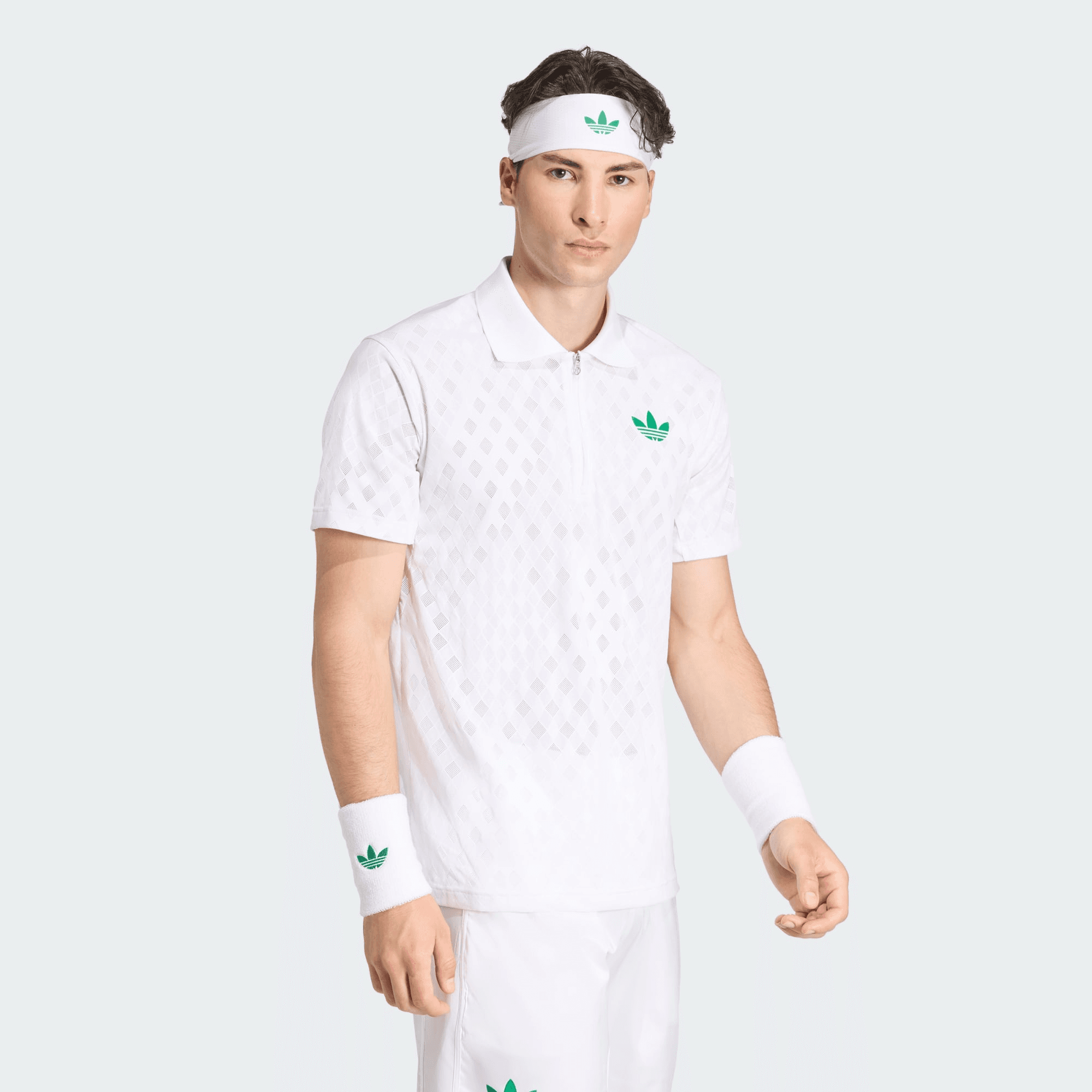 تی شرت تنیس مردانه آدیداس – ADIDAS Climacool+ FreeLift – سفید — تصویر ۴