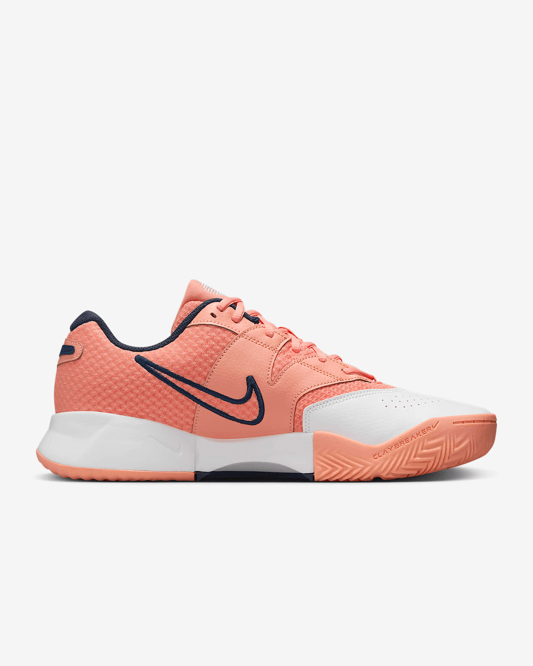کفش تنیس مردانه نایک Nike Court Lite 4 Clay Tennis Shoes- گلبهی — تصویر ۲
