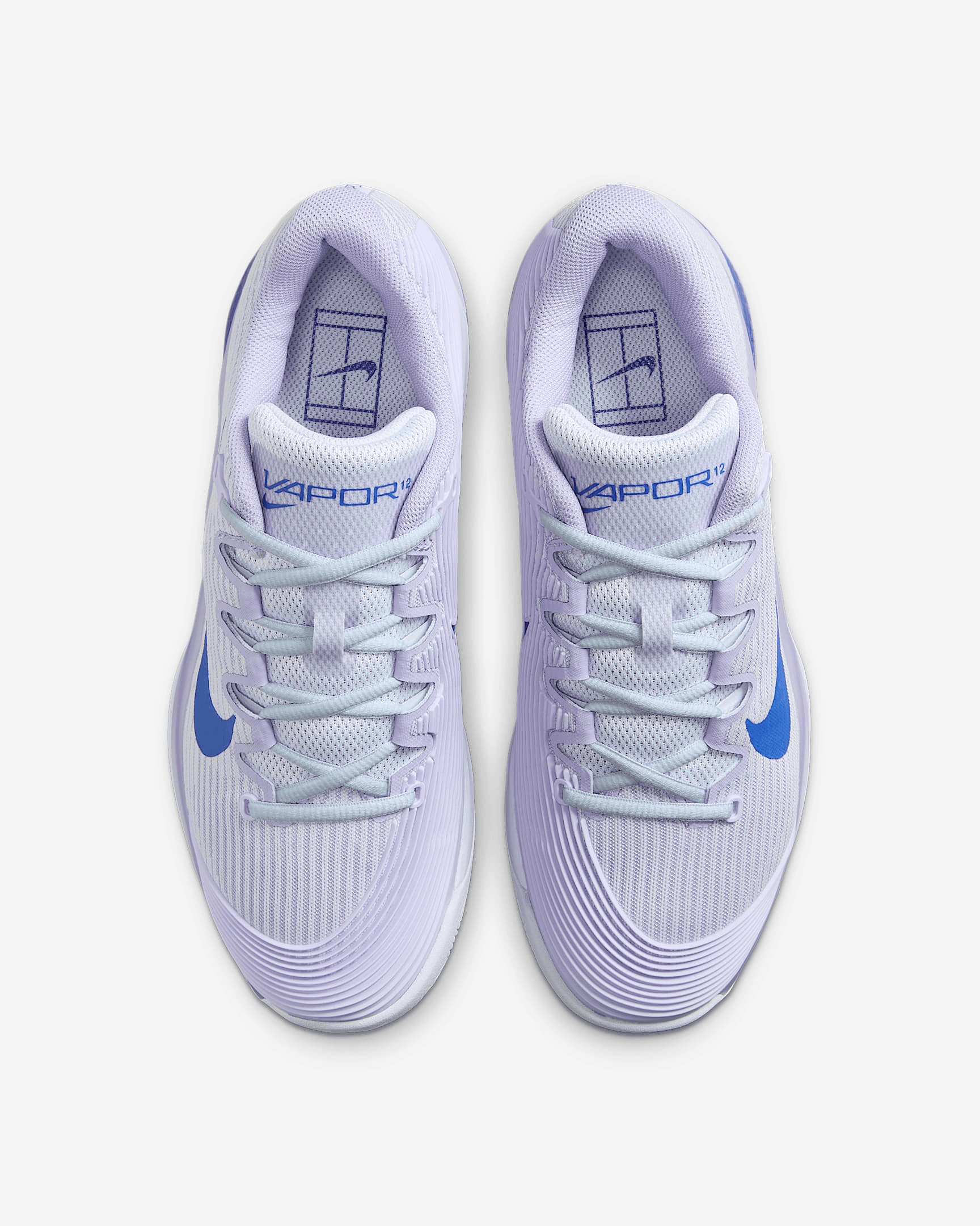 کفش تنیس زنانه نایک Nike Vapor 12 Tennis Shoes- بنفش — تصویر ۶