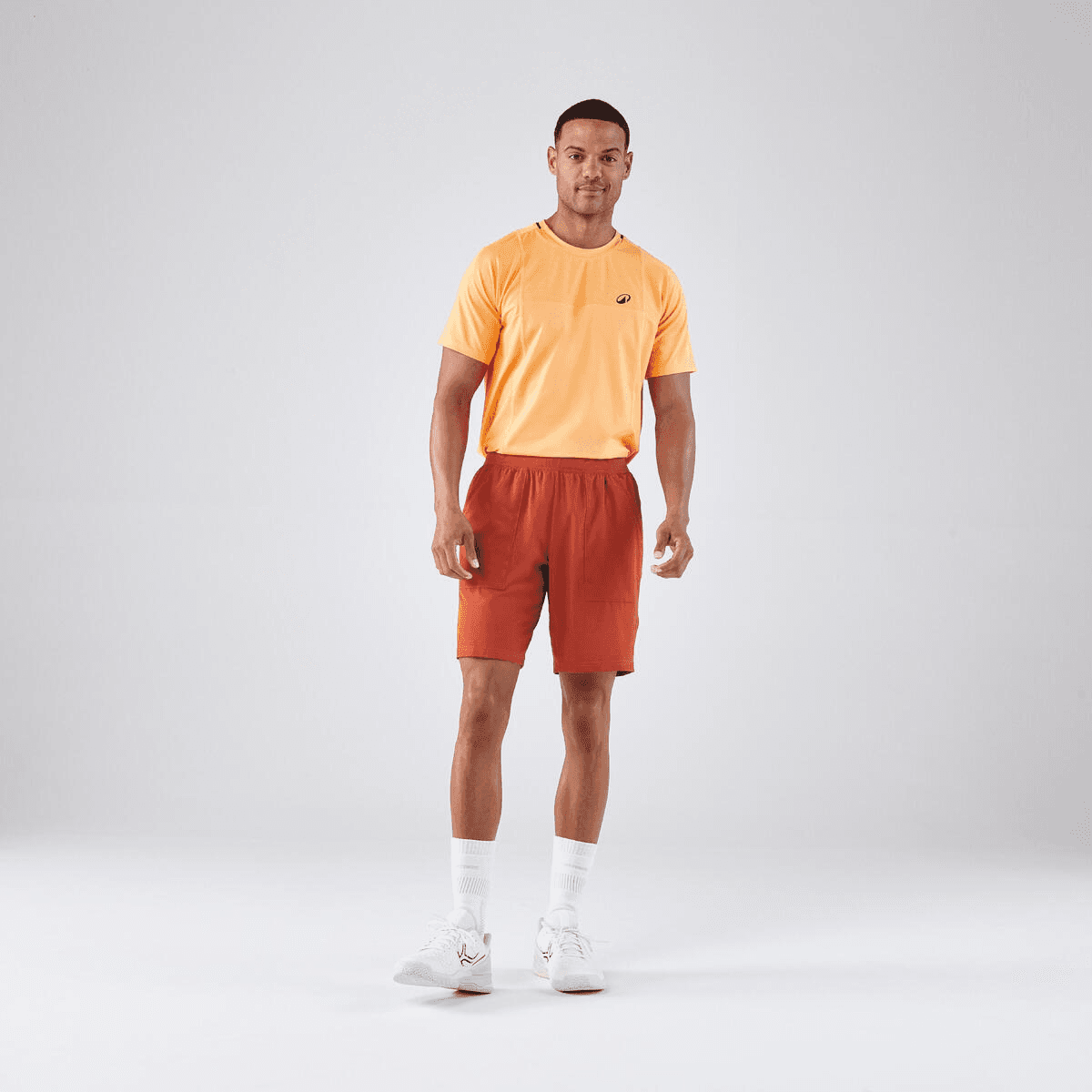 شلوارک تنیس مردانه دکتلون DECATHLON DRY – قرمز — تصویر ۵