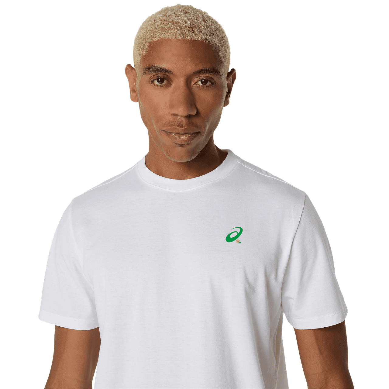 تیشرت تنیس مردانه اسیکس Asics Court Graph SS Top- سفید — تصویر ۳