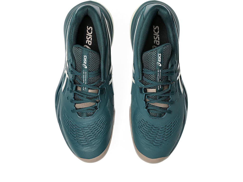 کفش تنیس مردانه اسیکس – Asics GEL-RESOLUTION X – سبز — تصویر ۵