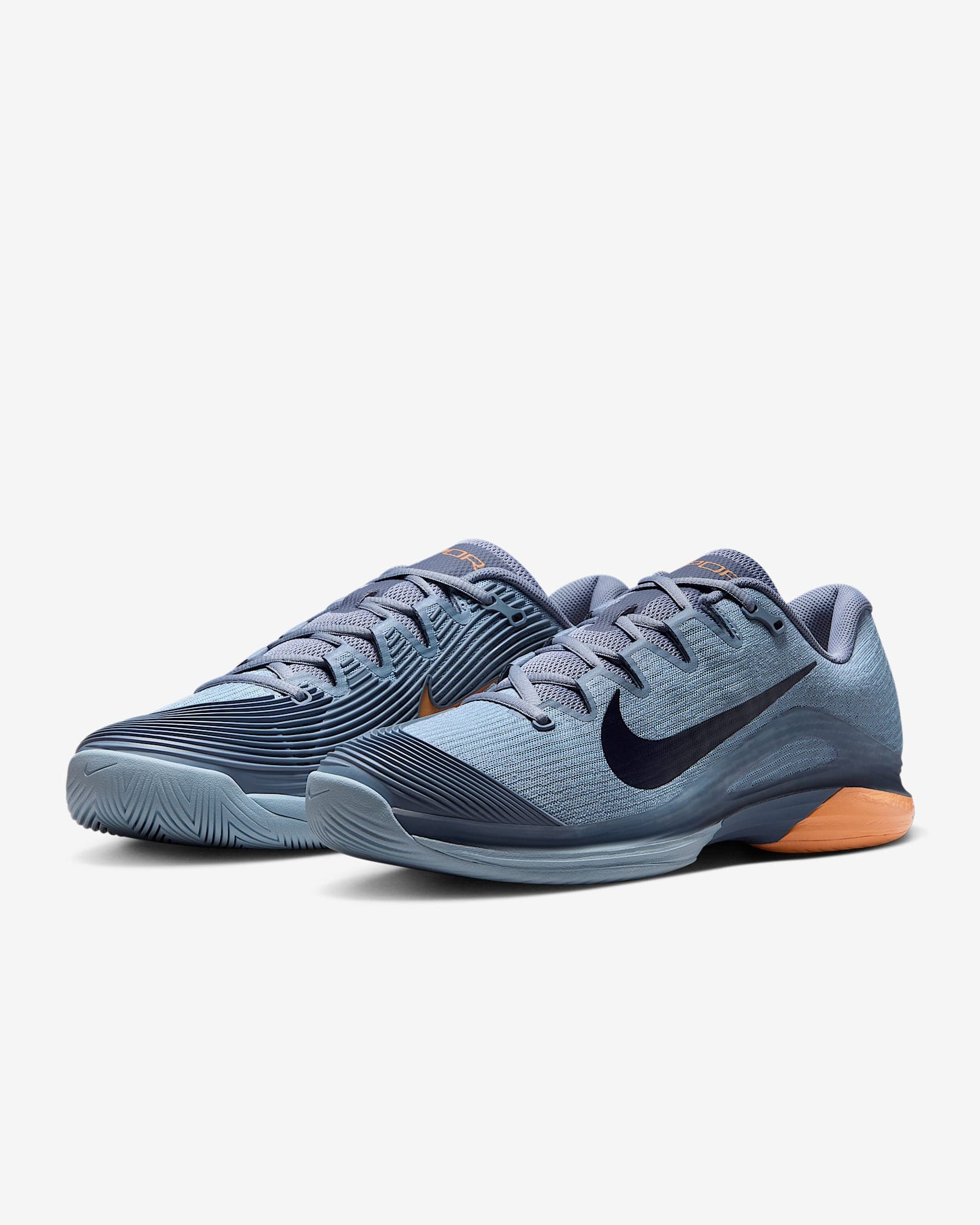 کفش تنیس مردانه نایک Nike Vapor 12 Tennis Shoes- خاکستری — تصویر ۶