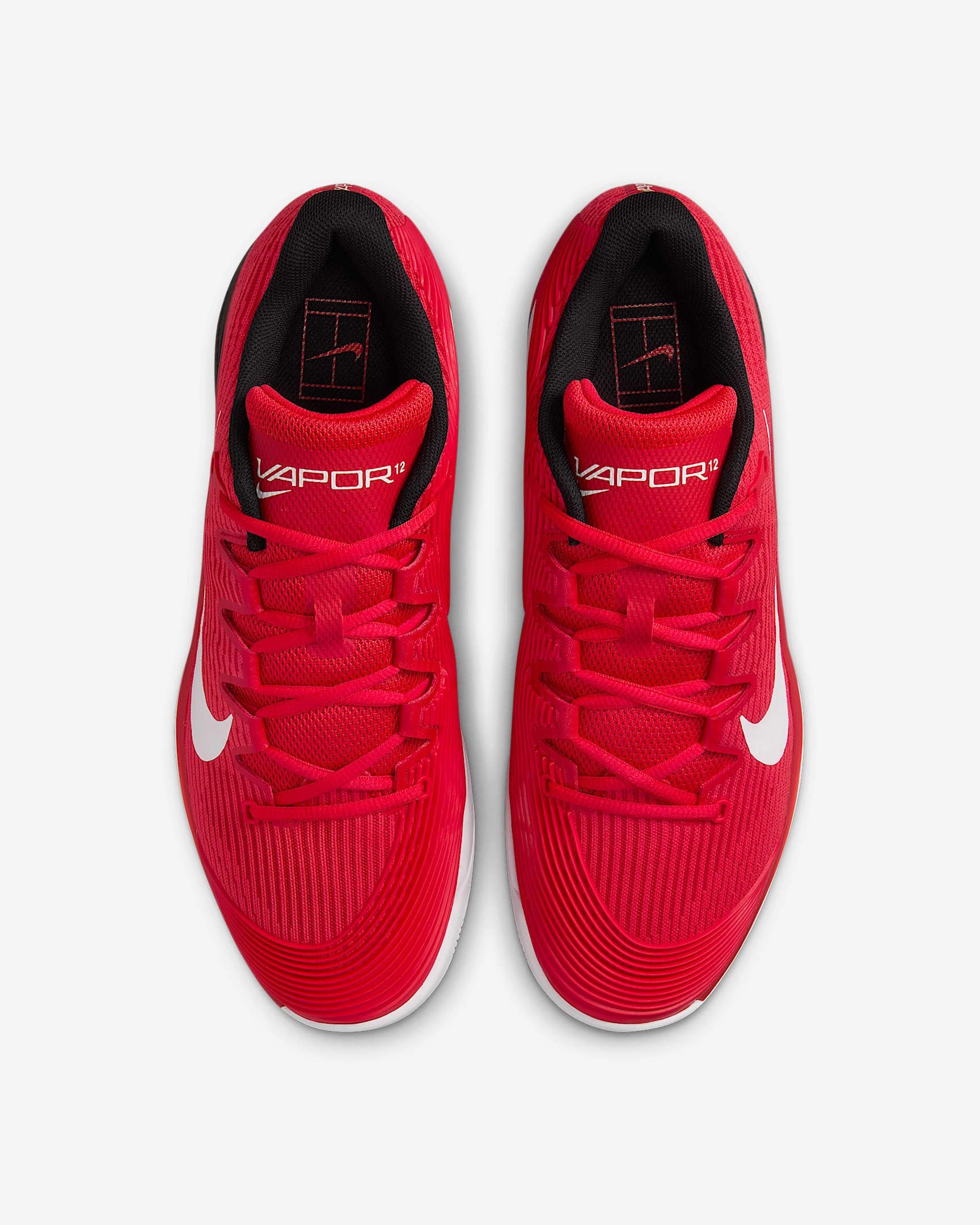 کفش تنیس مردانه نایک Nike Vapor 12 Tennis Shoes- قرمز — تصویر ۴