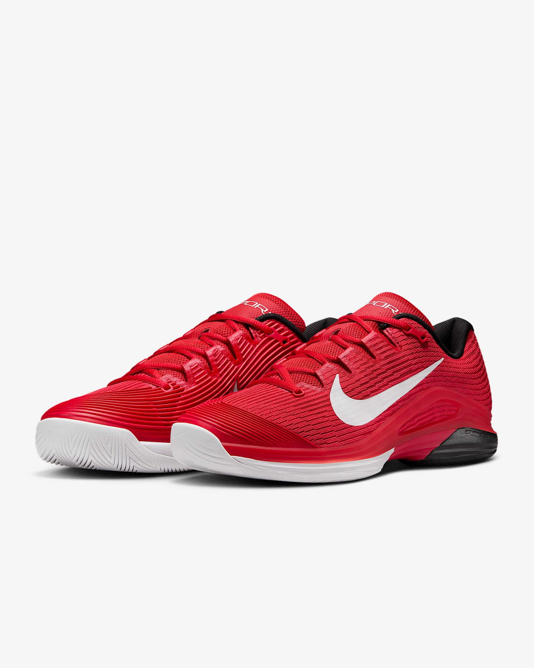 کفش تنیس مردانه نایک Nike Vapor 12 Tennis Shoes- قرمز — تصویر ۵
