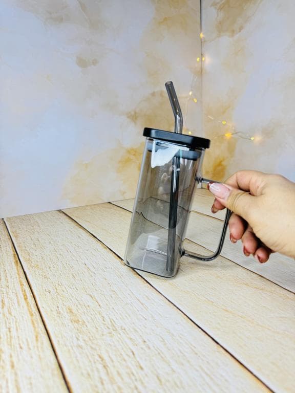 لیوان اسموتی ماگ پیرکس دودی نی دار کد 2824 — تصویر ۳