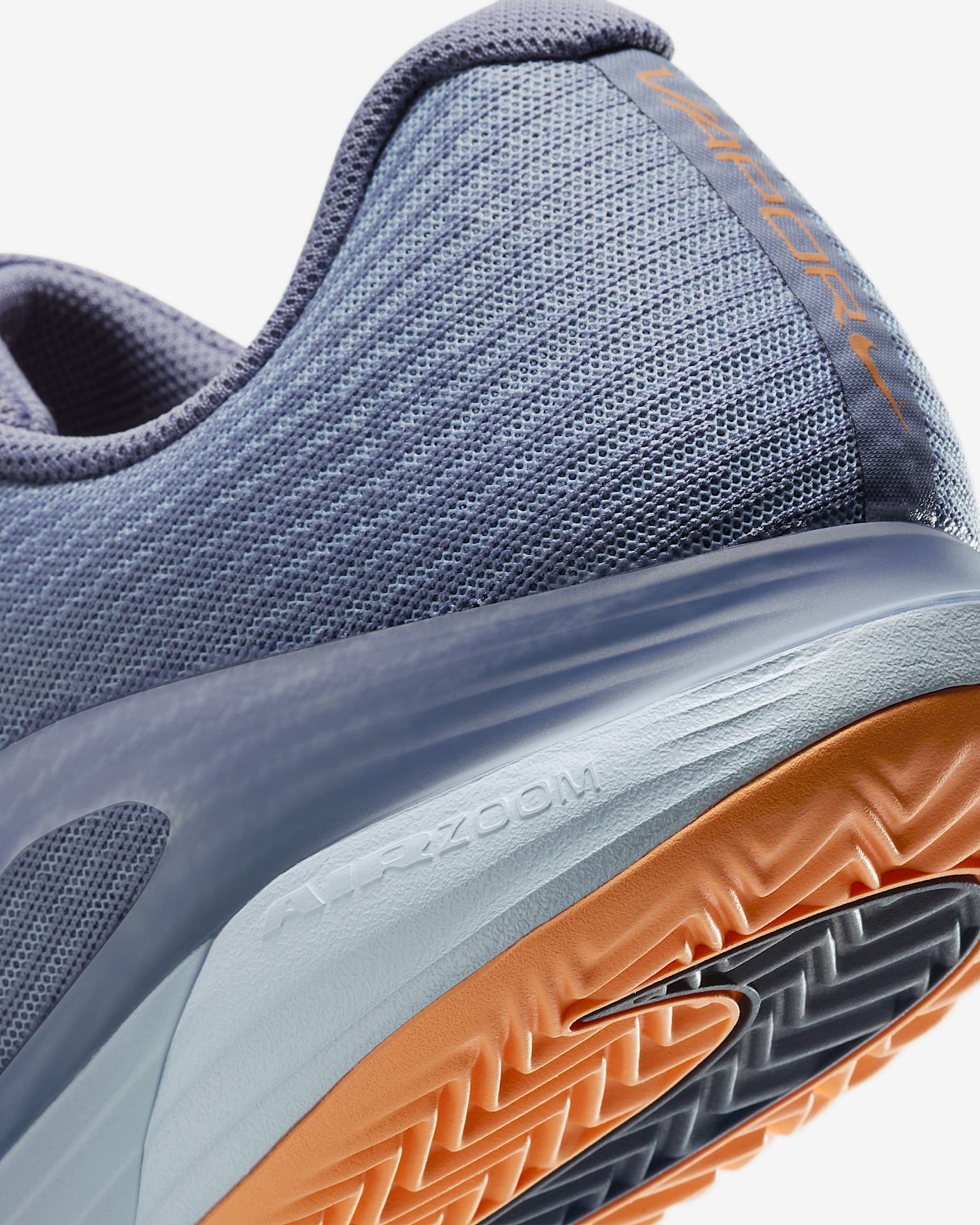 کفش تنیس مردانه نایک Nike Vapor 12 Tennis Shoes Clay- خاکستری — تصویر ۸