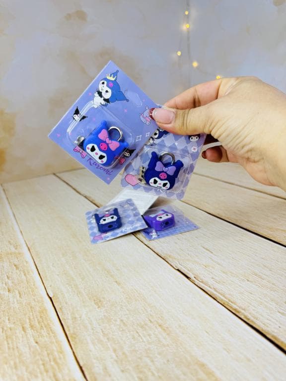 قفل فانتزی کرومی کلید دار کد 2810