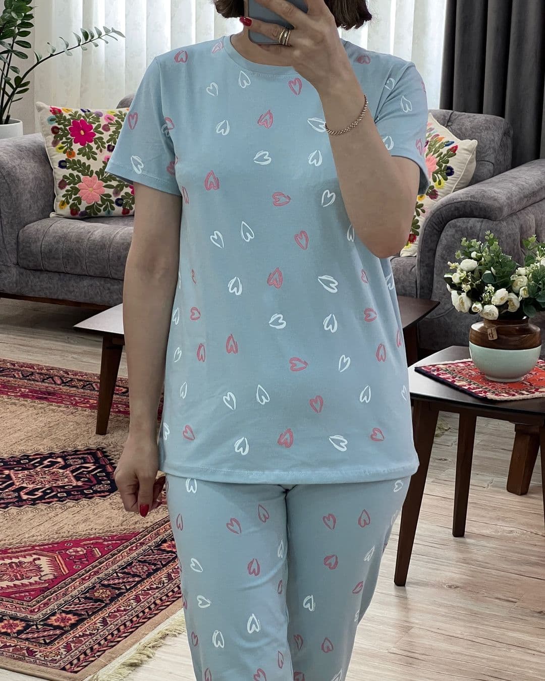 ست تیشرت شلوار قلب — تصویر ۶
