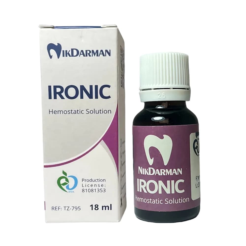 محلول انعقاد خون آیرونیک نیک درمان NikDarman IRONIC