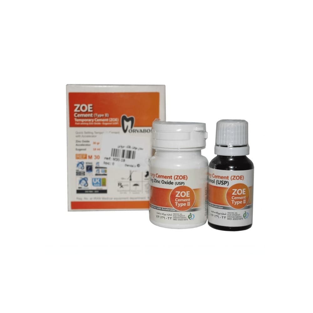 سمان زینک اکساید مروابن Morvabon-ZOE Cement