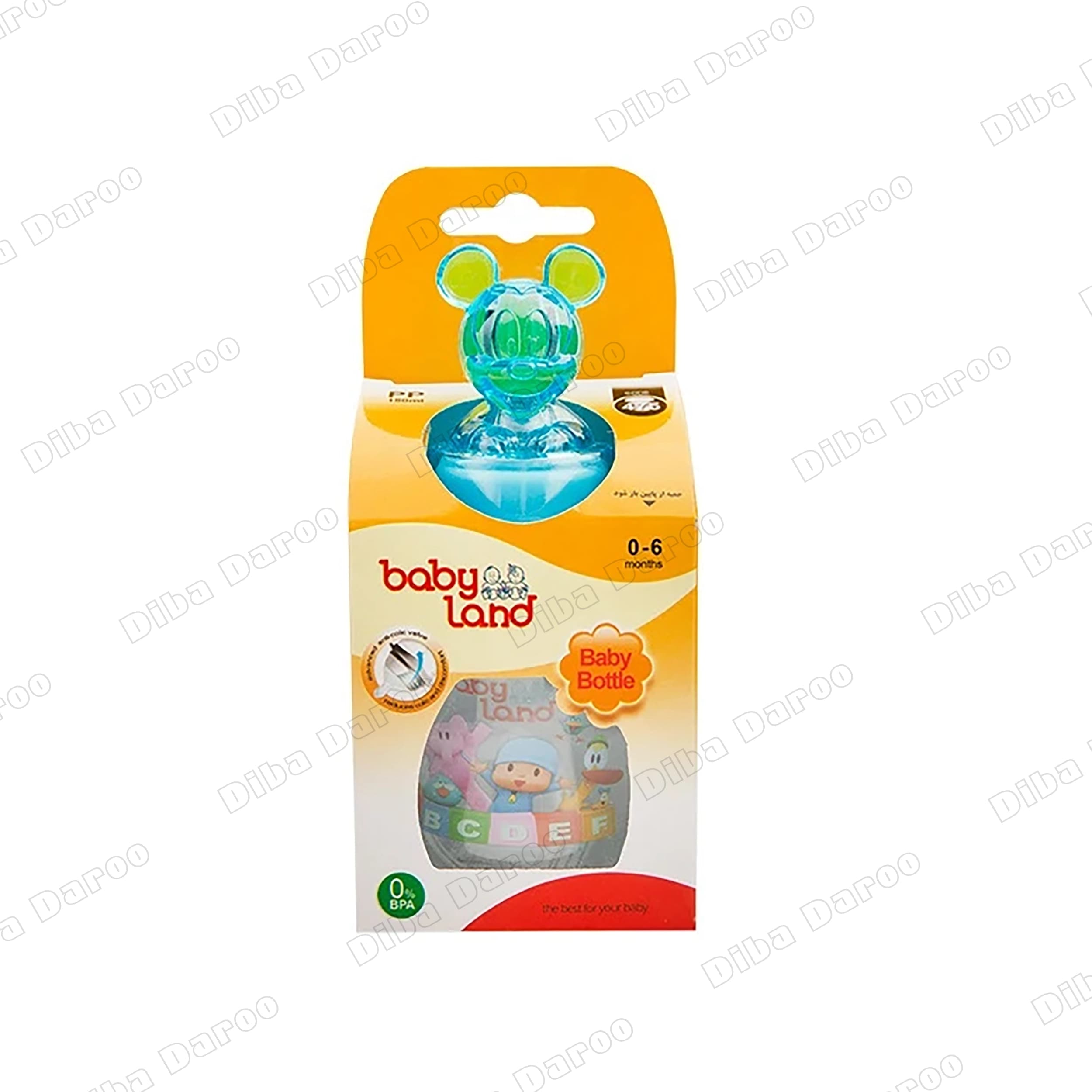 شیر خوری کودک بی بی لند مناسب نوزادان از بدو تولد تا 6 ماهگی کد 472