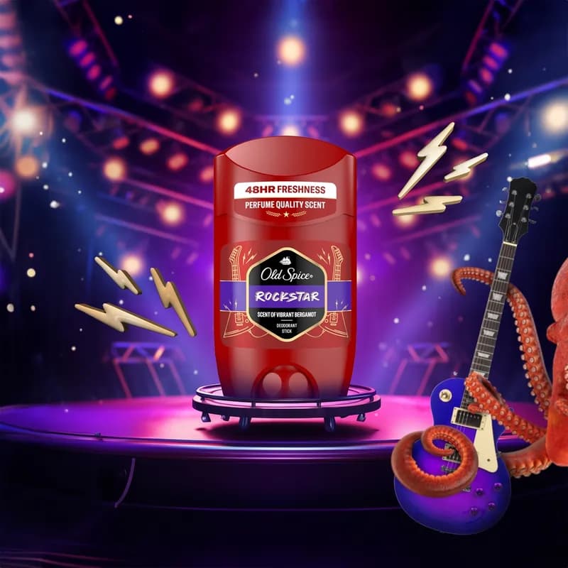 دئودورانت استیکی مردانه اولد اسپایس مدل Rockstar – با ماندگاری 48 ساعته | حجم 50 میلیلیتر — تصویر ۳