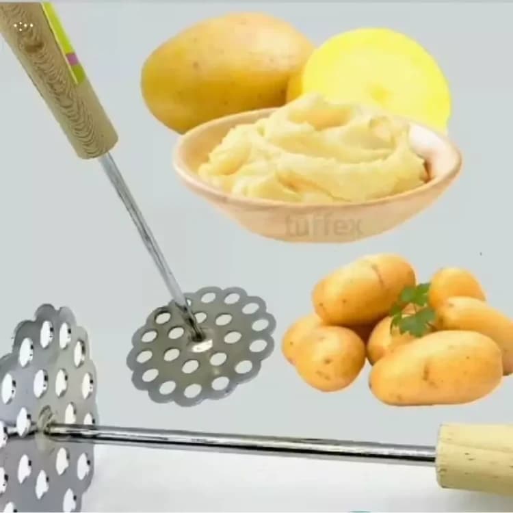 پوره کن سیب زمینی دسته چوب