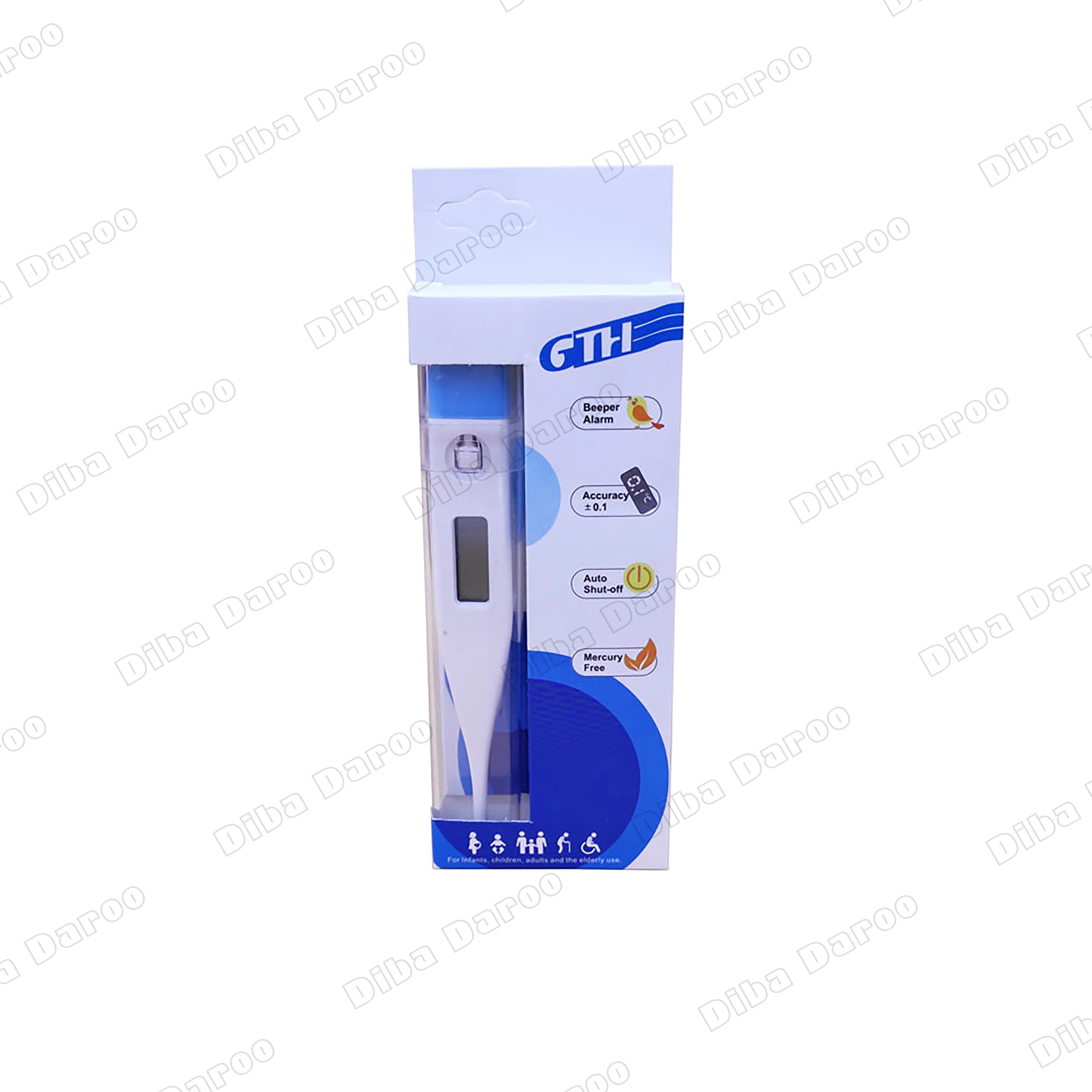 تب سنج دهانی دیجیتال جی تی اچ مدل GTH -T12L