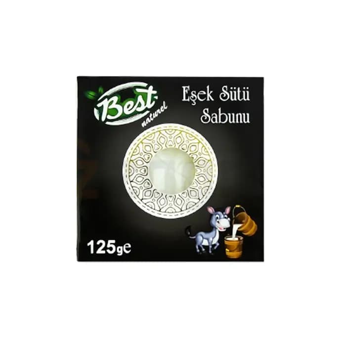 صابون شیر الاغ best natural سایز 125 گرم