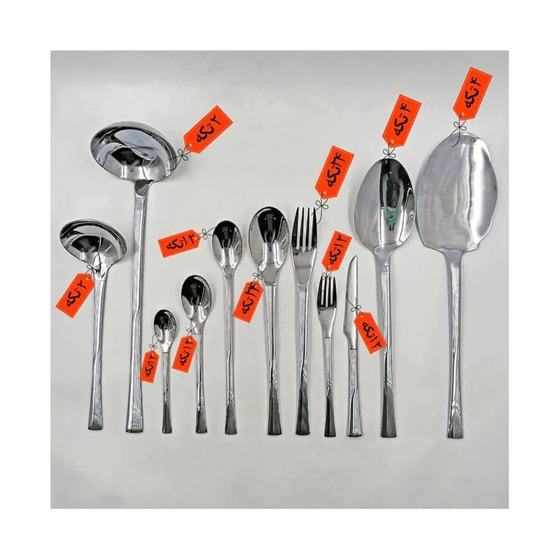 سرویس قاشق چنگال یونیک مدل گیسو 24 نفره 120تکه