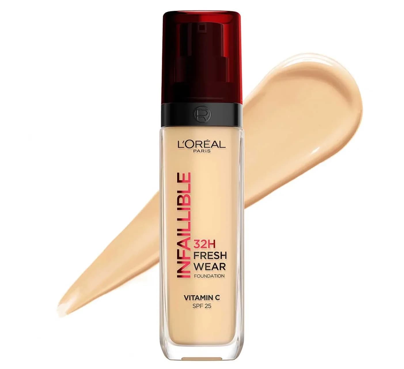 کرم پودر لورآل L’Oréal مدل INFAILLIBLE – با ماندگاری 32 ساعته – حاوی ویتامین C و SPF 25 — تصویر ۲
