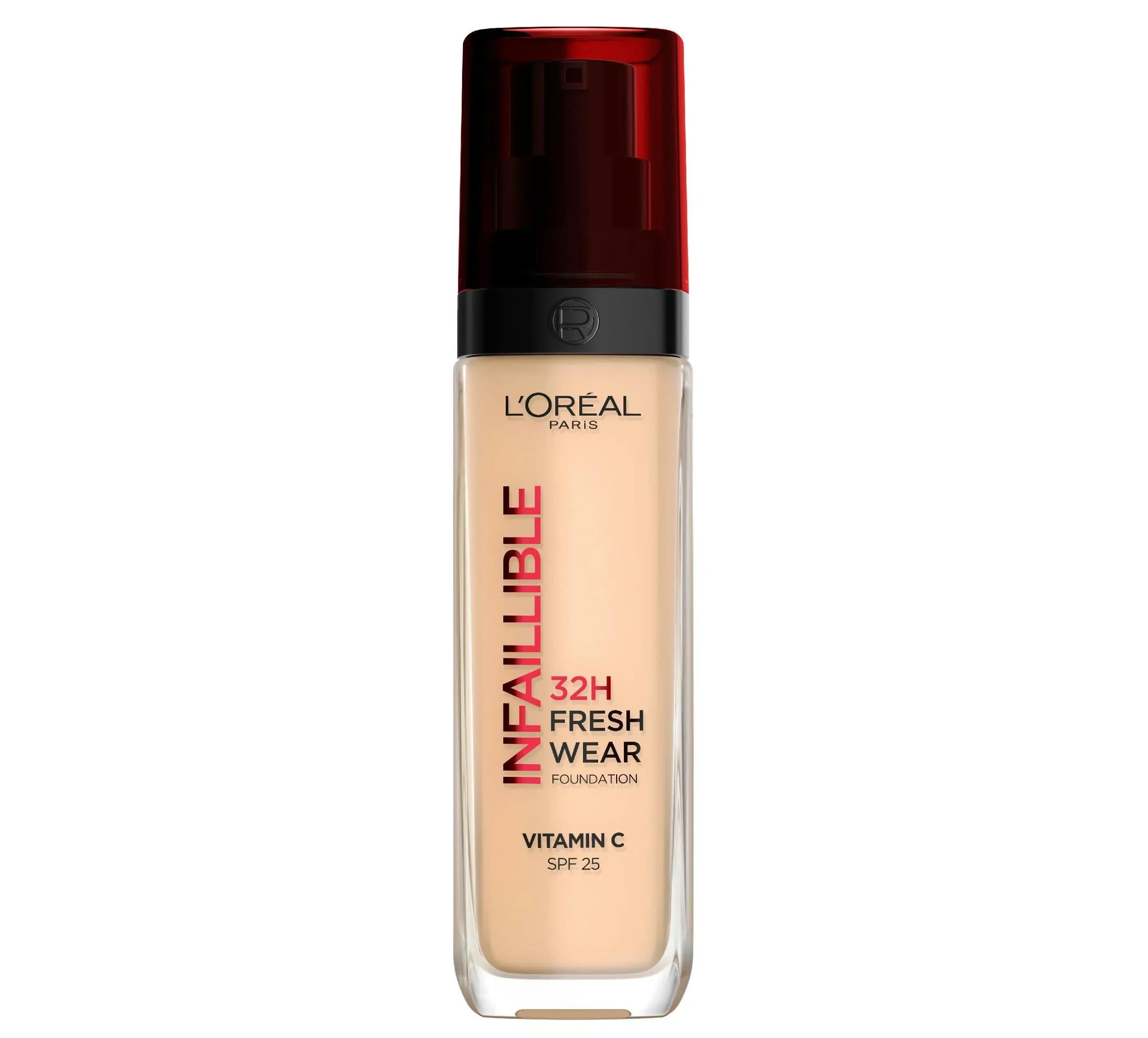 کرم پودر لورآل L’Oréal مدل INFAILLIBLE – با ماندگاری 32 ساعته – حاوی ویتامین C و SPF 25